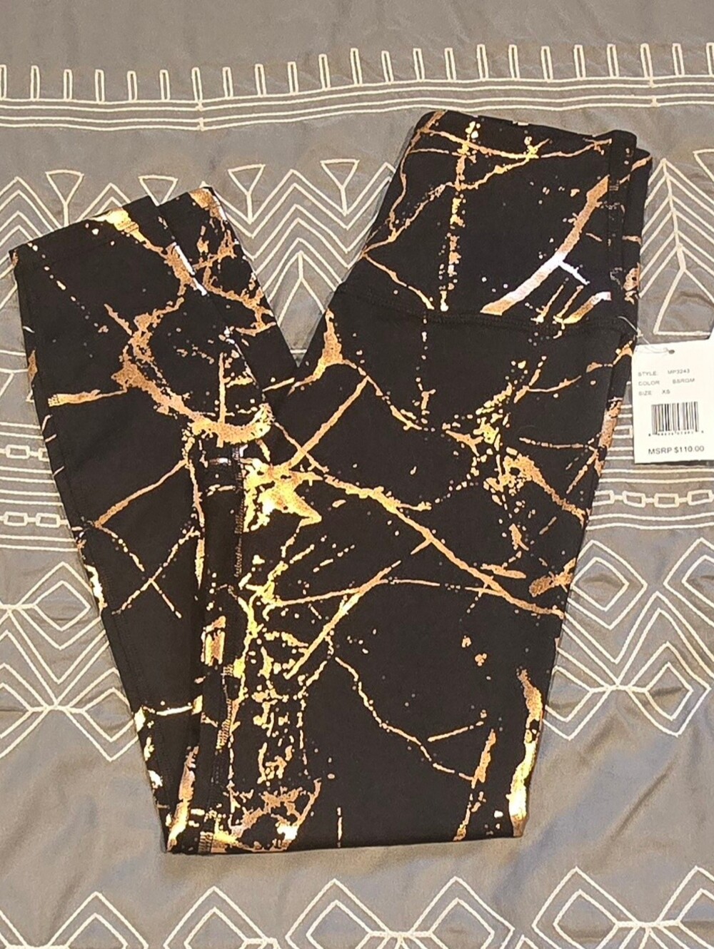 Beyond Yoga "Lost Your Marbles" High Waisted Midi Leggings Size XS
